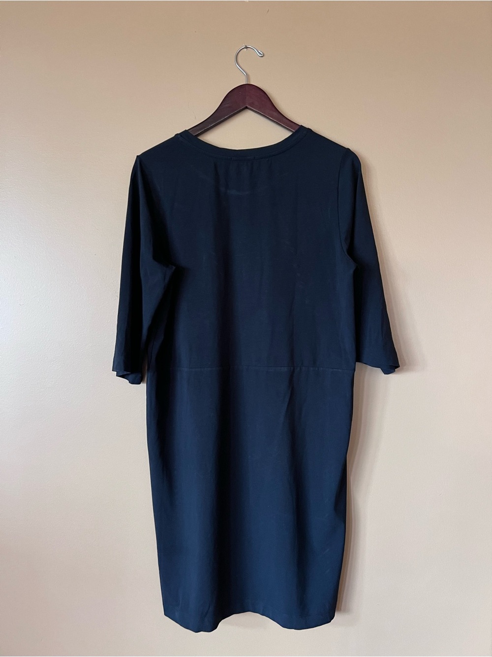 ARMEDANGELS Black Cotton Midi Dress Relaxed Fit US S - Picture 3 of 3